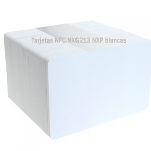 Tarjetas NFC NXG213 NXP blancas