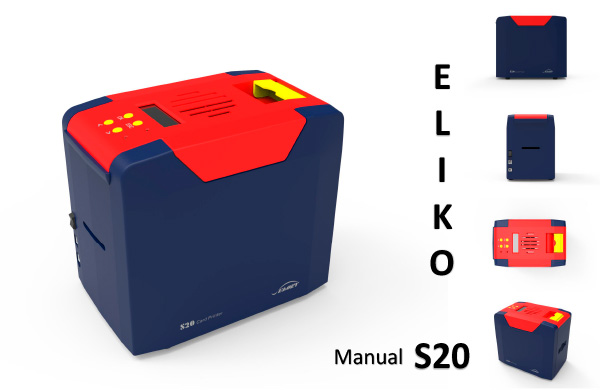 impresora de credenciales de plastico elico s20