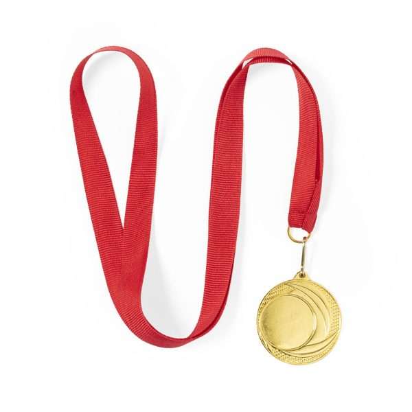 medalla metalica dorada