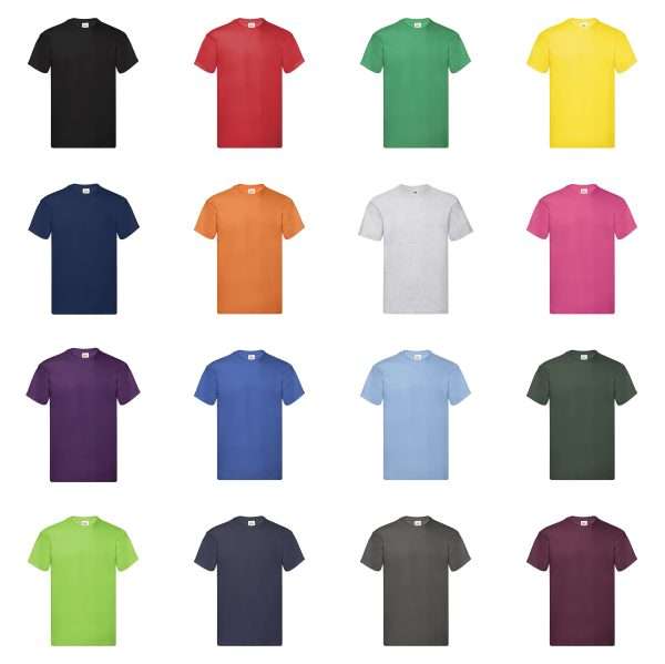 camisetas algodon adulto Original t colores